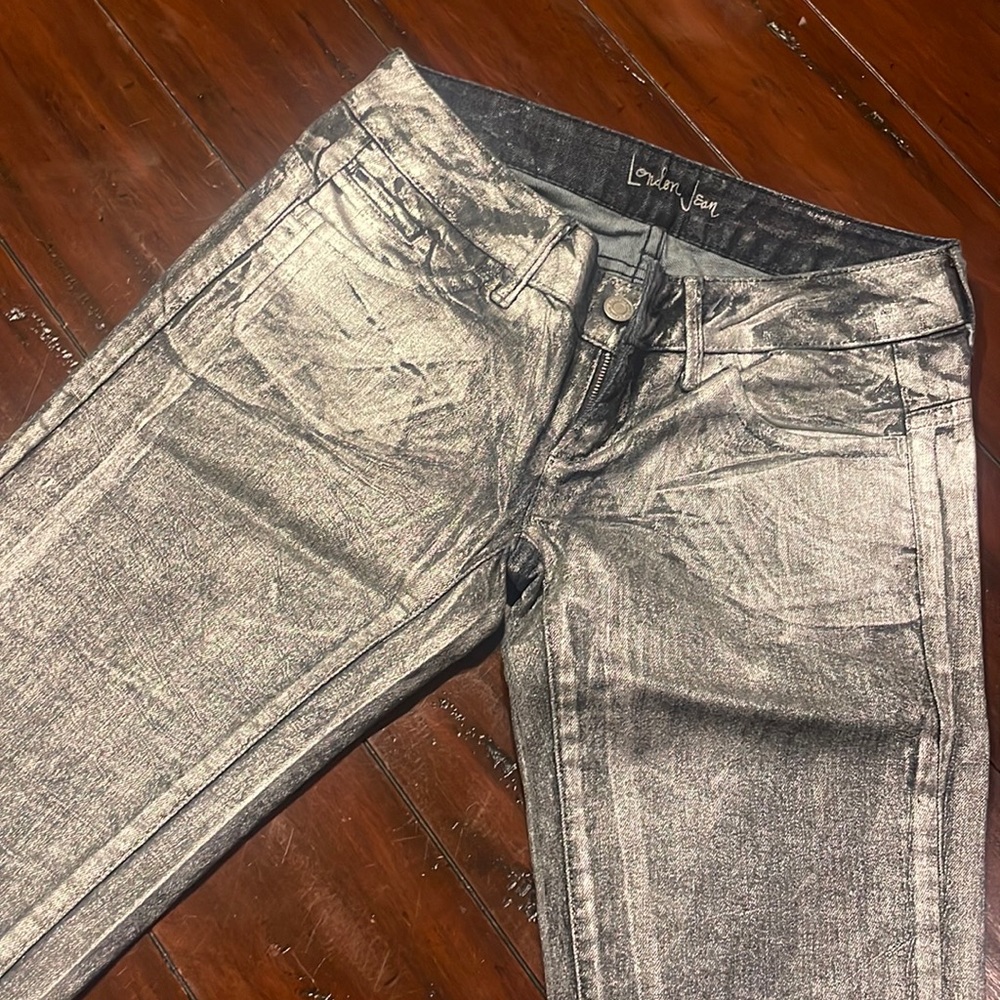 UNIQUE! London Jeans. Chrome size 0